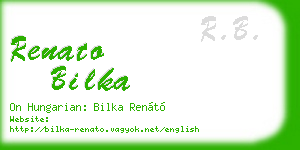 renato bilka business card